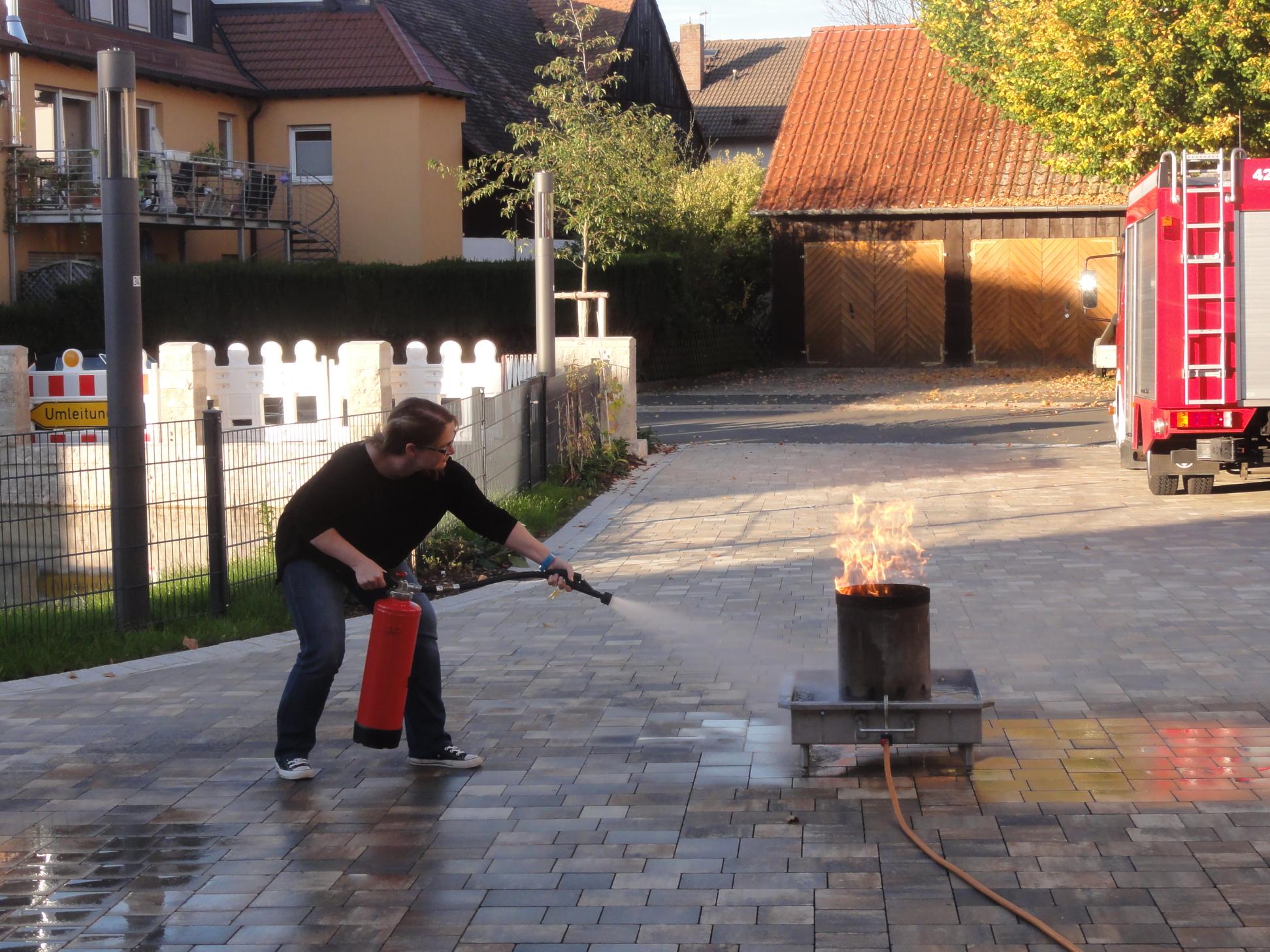 Feuerlöschertraining
