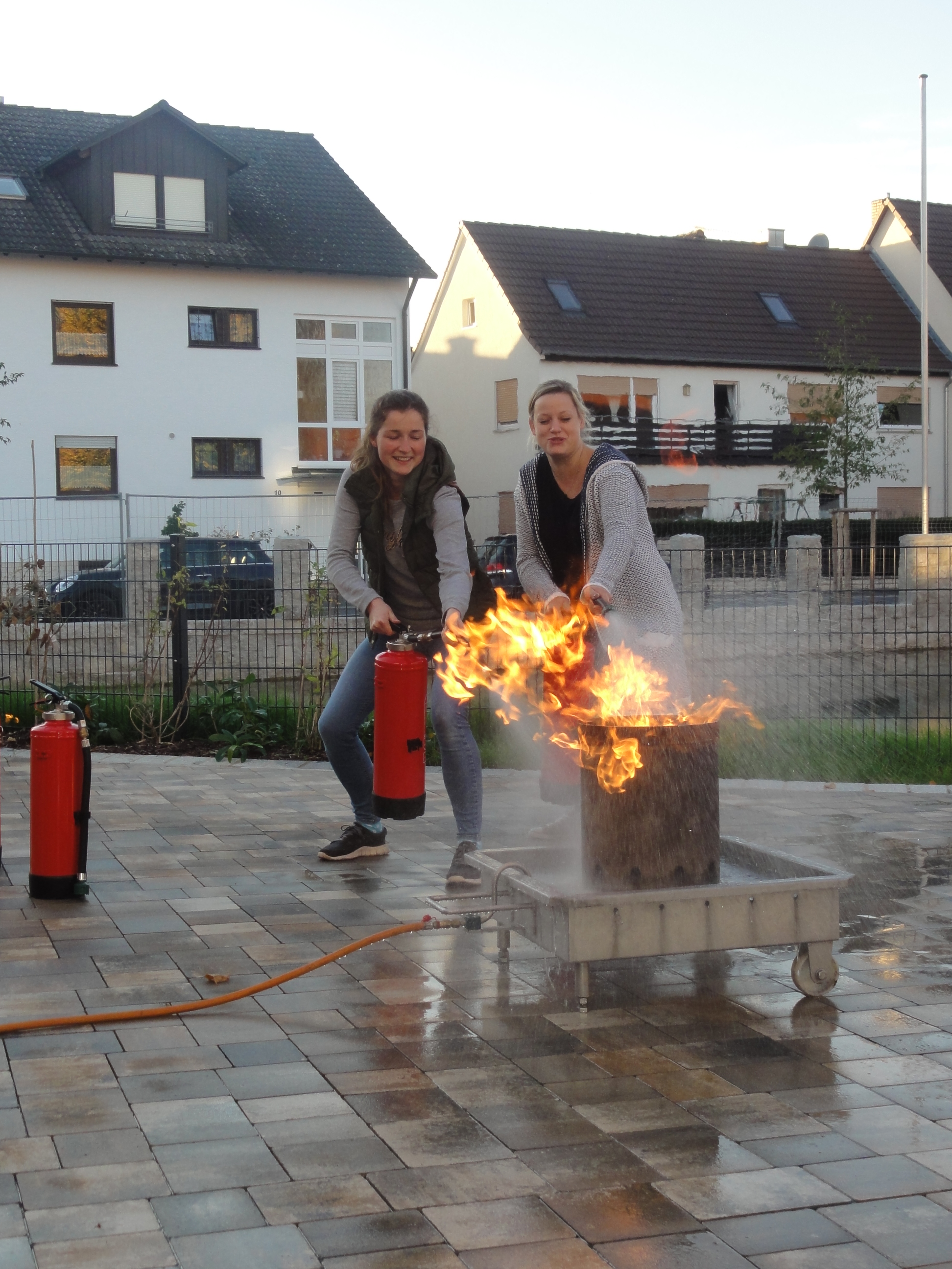 Feuerlöschertraining