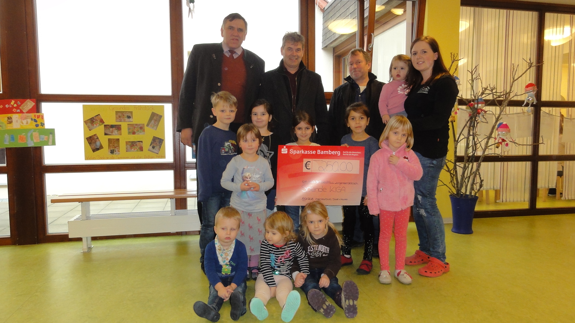 Spendenübergabe Sauer und Harrer